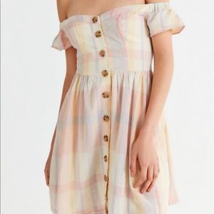 off the shoulder urban outfitters sundress